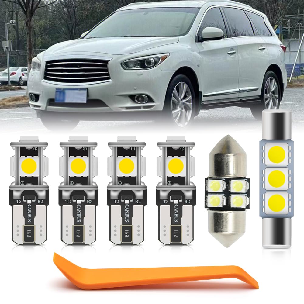 Amazon.com: 13pcs White LED Interior Lights Bulb Kit for 2012-2020